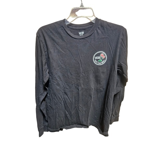 Vans Other - Vans Off The Wall Rose Graphic Long Sleeve T-Shirt Black boys Large
